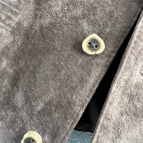 MENS King Ranch Leather Vest Sz: 46L - Picture 5 of 5